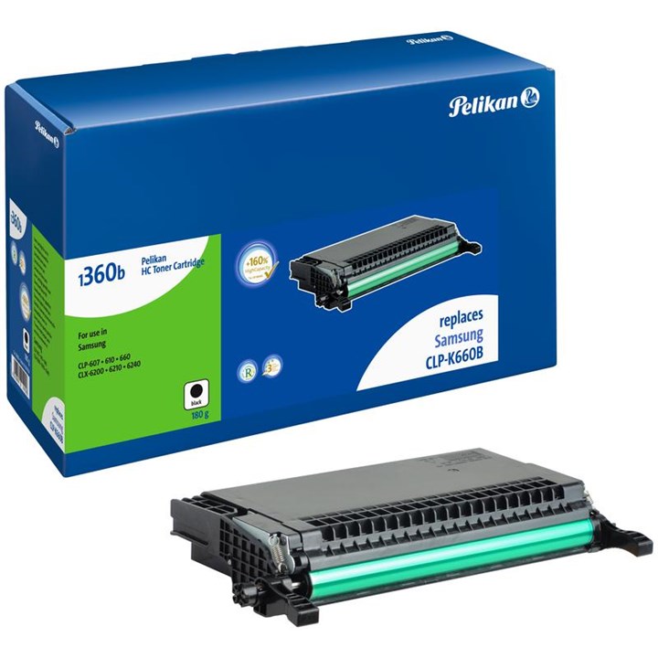 SAMCLPK660BPEL Pelikan Laser Toner For Samsung CLp-K660B Black