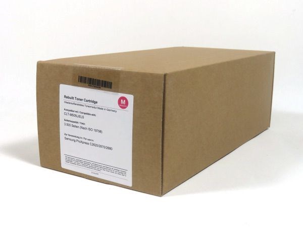 SAMCLTM505LRM Samsung C2620 2670 2680 Toner Magenta Remanufactured 3.5K CLTM505LRM