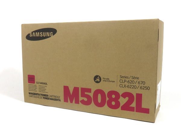 SAMCLTM5082L Samsung CLP620 670 CLX6220 6250 Toner Magenta SU322A