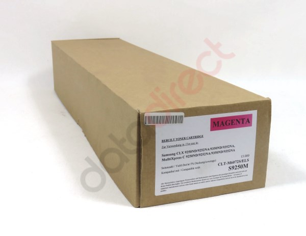 SAMCLTM6072SRM Samsung CLXC9250 9252 9350 9352 Toner M Remanufactured CLTM607SRM