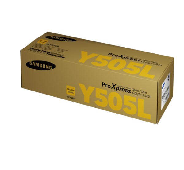 SAMCLTY505L Samsung C2620 2670 Toner Yellow CLTY505L SU512A