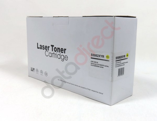 SAMCLTY5082LRM Samsung CLP620 670 6220 6250 Toner Yellow Remanufactured CLTY5082LRM