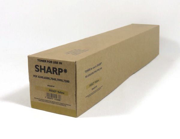 SHA3510Y Sharp MX6240 6580 7040 7090 7580 Tnr Yellow Compatible MX62GTYA