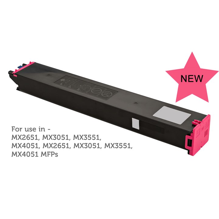 SHA3511M Sharp MX2630 3050 3070 MX61GTMA Magenta Toner Compatible