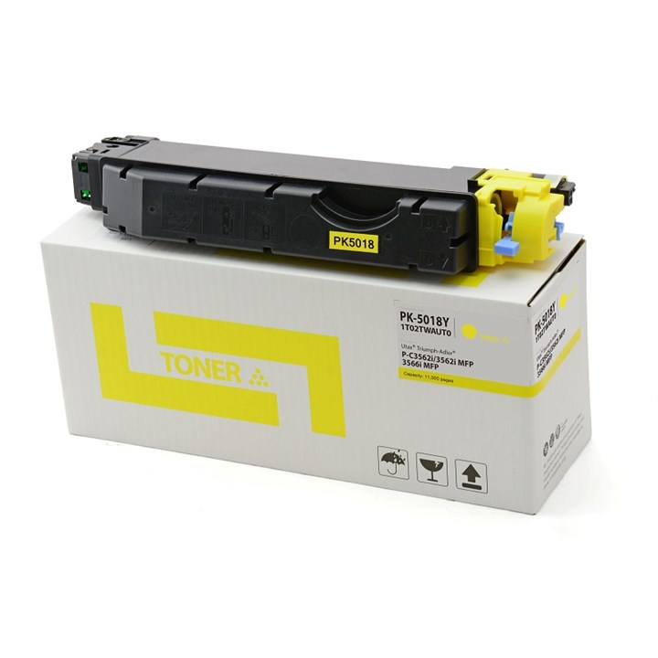 UTA3550Y Utax PK5018 PC3562I 3562I MFP 3566I Toner Yellow Compatible
