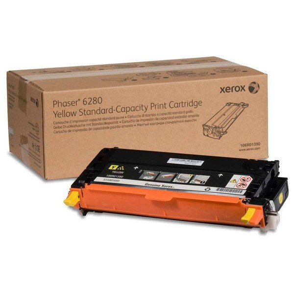 XER106R01406 Xerox PH6280 Toner Yellow *Metered 106R01394 106R01406