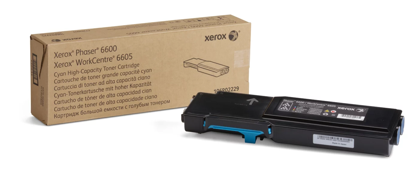 Xerox 6600 6605 Toner Cyan HC Compatible 106R02229C Xerox 6600 6605 Toner Cyan HC Compatible 106R02229C