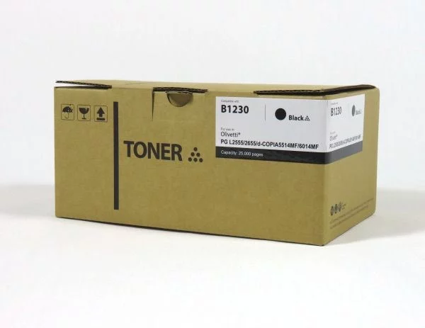 OLI30048 Olivetti PGL2555 Toner Black Compatible 25K B1230