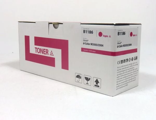 OLI3536M Olivetti D Colour M3503 3504 Toner Magenta B1186 Compatible 10K